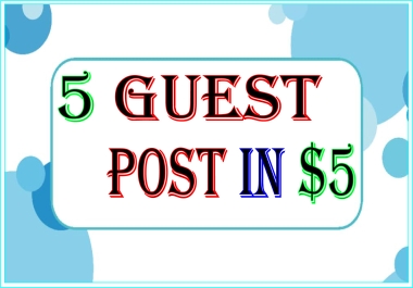 5 Guest Posts on High DA PA Platforms like Reddit,  Medium,  Diigo,  Behance,  and LinkedIn