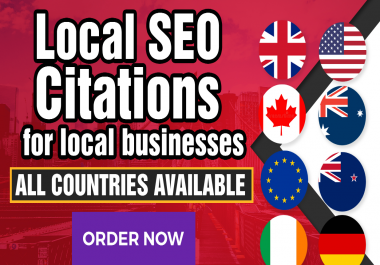 do 35 best all area local citations,  Local SEO Citations Backlinks