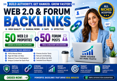 I Will Promote Your Website with Web 2.0 and Forum Postng SEO Backlinks