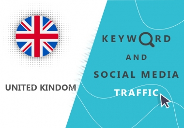 UK Organic Keyword And Social Media Traffic