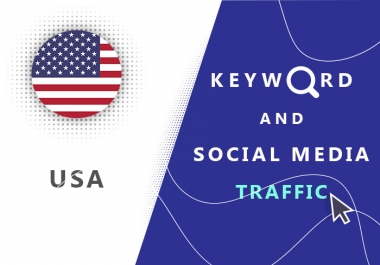 USA Organic Keyword And Social Media Traffic