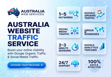 Australia Organic Keyword And Social Media Traffic