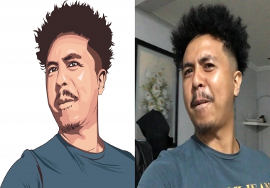 Create a High Quality Vector or Cartoon yourself