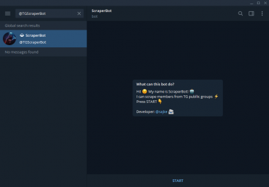Scrape members from private or public TeIegram Groups