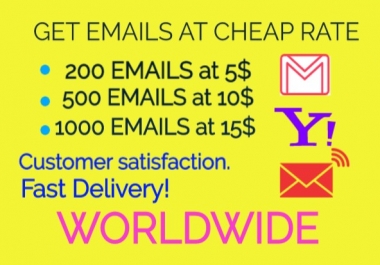 I will scrap emails related to your niche
