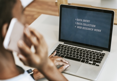 Do Data Entry,  Data Collection,  Web Research