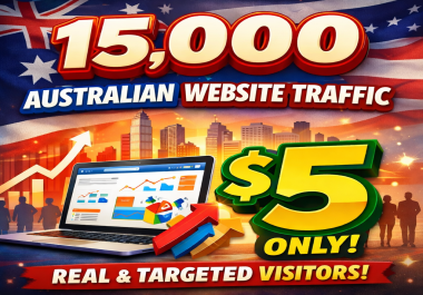 send 15k AUSTRALIE Visitors to your website
