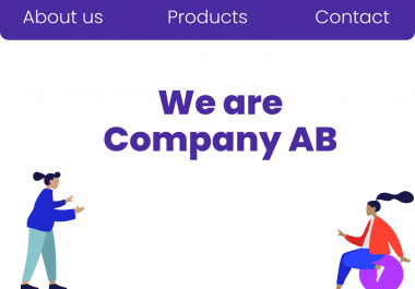 I will create a high quality website for you or your business