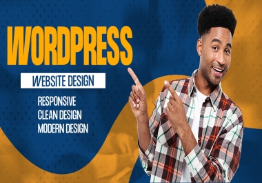 I will develop responsive wordpress website