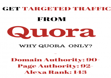 I will do promote website by creating 5 high quality answer