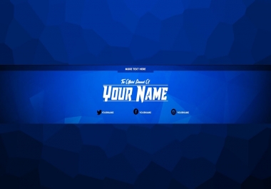 Professional Bannner for Your Youtube