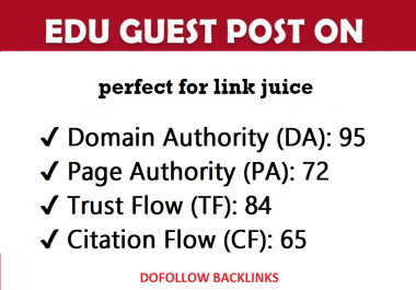 Backlink From High Authority University EDU BLOG