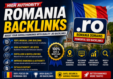 I will do 9 Romania Backlinks. ro seo off page linkbuilding