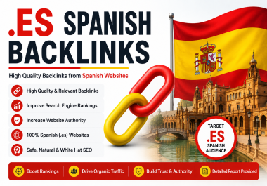 I will do 6 es spanish backlinks seo link building