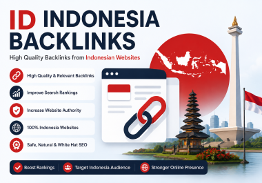I will do 20. id Indonesia backlinks off page high authority link building