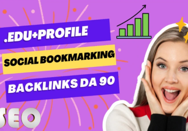 I will do mix backlinks DA 90 dofollow seo link building