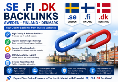 i will do 10 se fi dk sweden finland denmark high authority backlinks