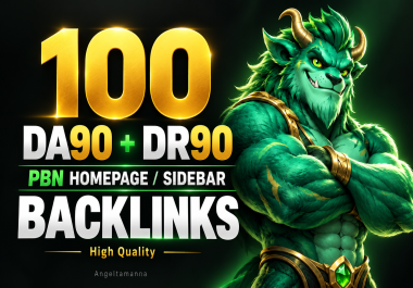 100 DA90 And DR90 PBN Homepage/Sidebar Backlinks for Stronger SEO Authority