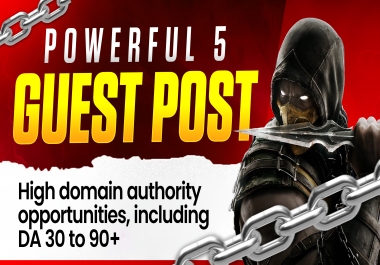 Power Up Your Domain Authority with Premium Guest Post Link Placements