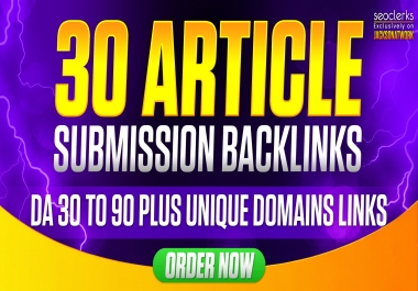 Ranking Backlink on da 30 plus Unique Domains Links