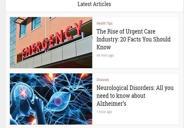i will Publish your Article on my Health Blog DA - 37 PA - 40