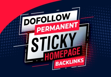 Make 300 PBN DA 50 DoFollow Permanent Sticky HomePage PBN