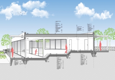 Floor plans,  sections,  rendering,  3D models of your building AutoCAD,  SketchUp