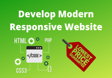 I will develop any kind of custom website in HTML,  CSS,  PHP,  JavaScript coding