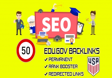 Provide manual high DA google authority edu gov backlinks