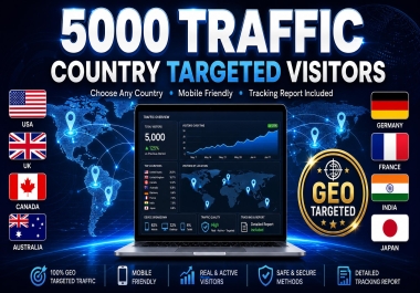 I Will Drive Geo Targeted Traffic to Your Website