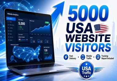I will Drive 5000 USA Website Visitors to Your Website