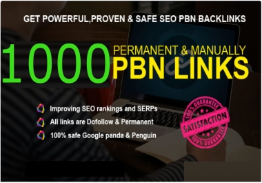 Get Extream 1000+ Backlink in your website with DA/PA/TF/CF with unique website