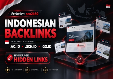 Exclusive seo2k50 Build 50 AC. ID. SCH. ID. GO. ID Homepage Hidden Journal Backlinks
