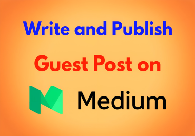Guest post on Medium DA 95 for high quality backlinks - White hat SEO link building service