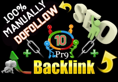 I Will Manually Do 30 Pr9 SEO Authority Dofollow Profile Backlinks