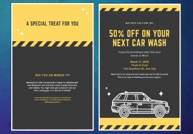 I will design professional flyer,  poster,  brochure,  in 8 hours