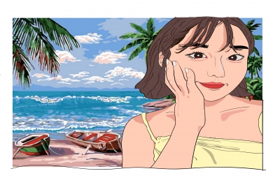 Yo I don't care how good looking or ugly you are. Just let me cartoon you.