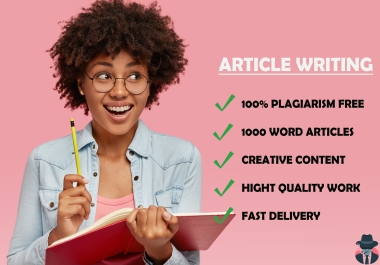 5 unique,  readable,  SEO optimized articles