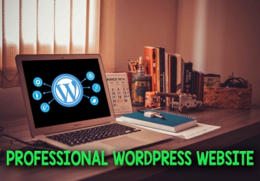 design a professional wordpress website with a free doman
