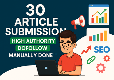 30 High Quality write-up submission backlink on DA 30 plus dofollow sites