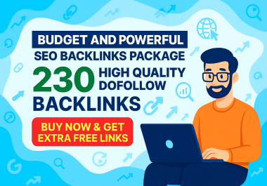 Skyrocket Your Website Rankings with 230 Premium Dofollow Backlinks
