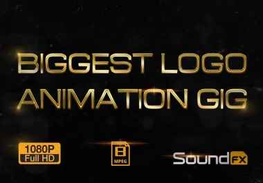 I will create 5 eye catching animated logo intro videos.