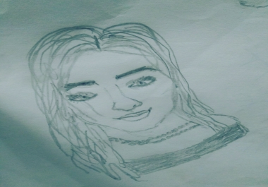 I will make a sketch of you or any other person you want.