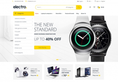 I will create a complete website in avada, divi, electro wordpress theme