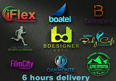 I will design luxury and professional business logo with 6 hours