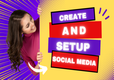 I will Create and Set up social-sites