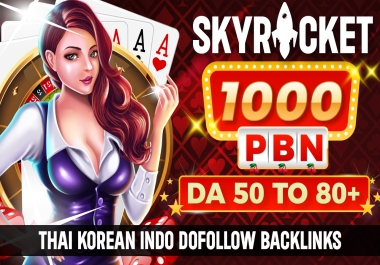 Skyrocket Your Site Unique Domains PBNs 1000 - with DA50+ Do follow links