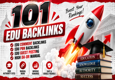 PREMIUM SEO BOOSTER- 3 in 1 Solution EDU High Authority Backlinks Stronger Google Rankings