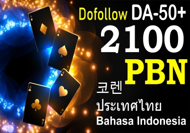 KOREAN- THAI- INDO - Top Quality 2100 DA 50+ Backlink Manual Posts For TOP Google Rankings