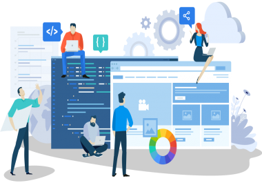 Create fully functional website from scratch